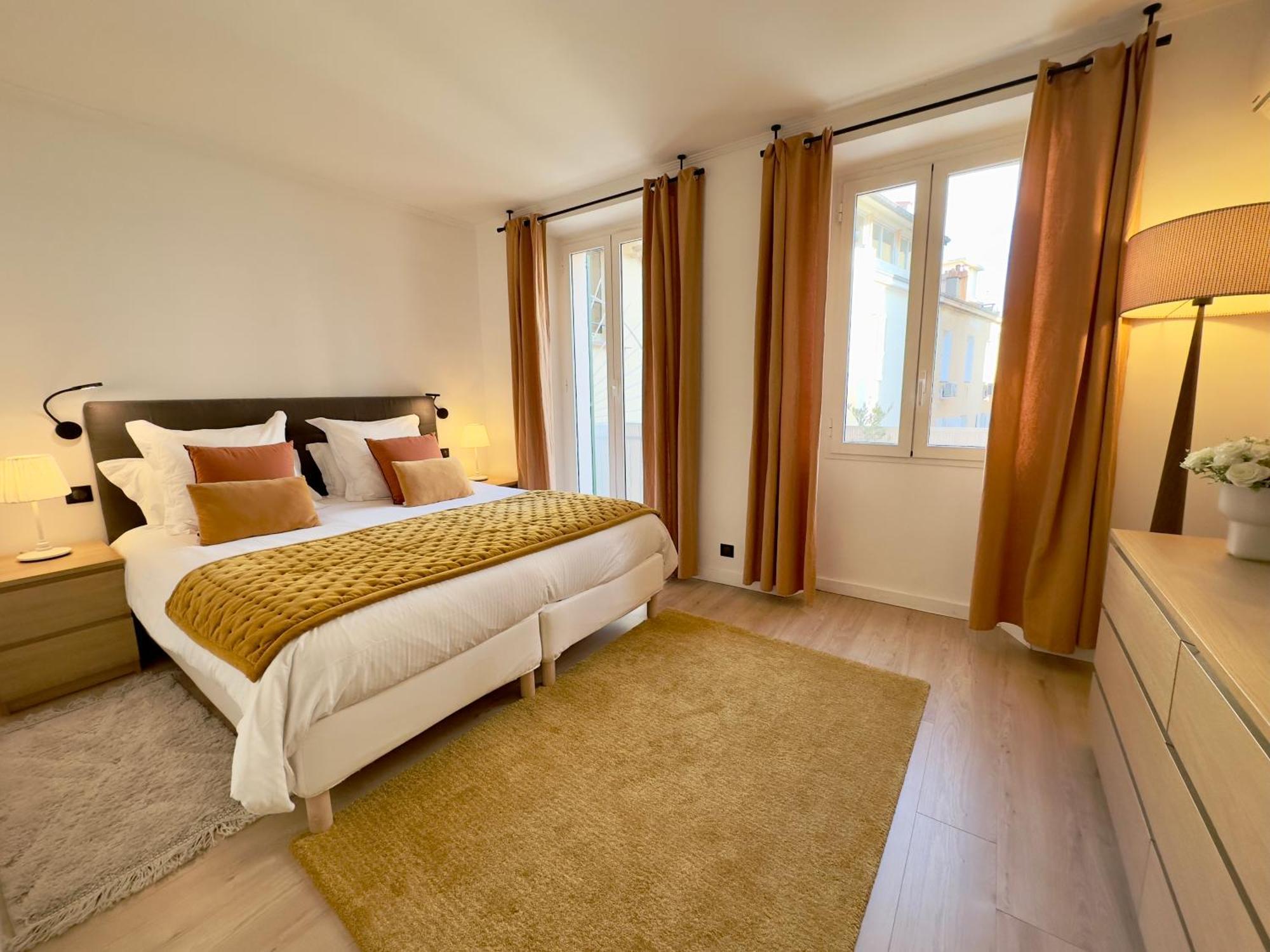 Luxueux 3 Pieces 80M2 - 2Ch - 2 Sdb - 1Mn Beach Croisette Cannes Ngoại thất bức ảnh